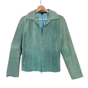 Mint/Teal Suede Jacket